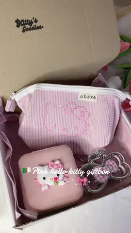 Pink hello kitty giftbox ˚˖𓍢🌷✧˚.🎀⋆ Instagram:kittysgoodies #hellokitty #pink #giftbox #cadeau #algerie🇩🇿 
