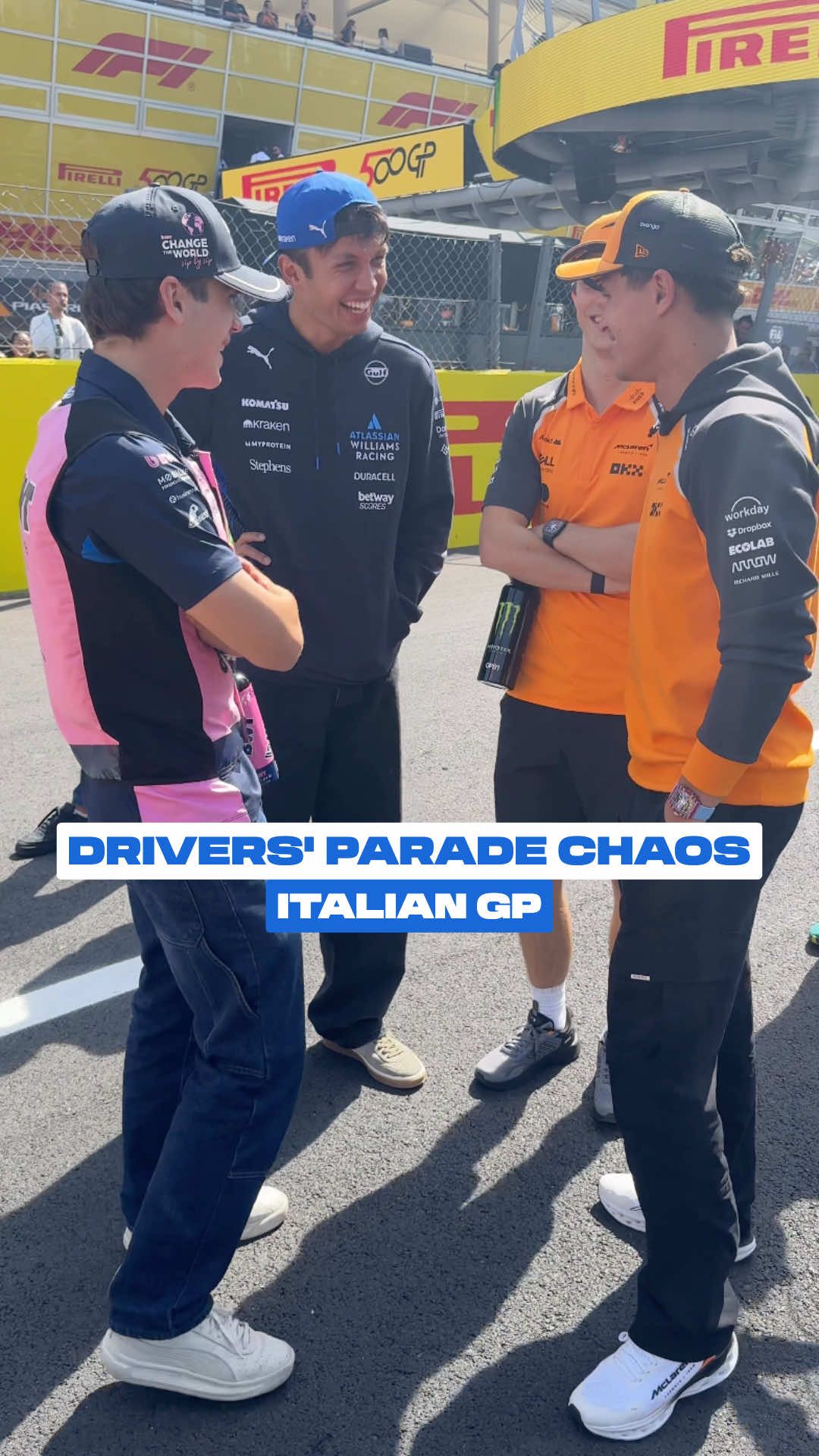On this week’s episode of Drivers’ Parade: Sneaker chaos 🤷‍♂️👟 #f1tiktok #f1 #italiangp #alexalbon #monza 