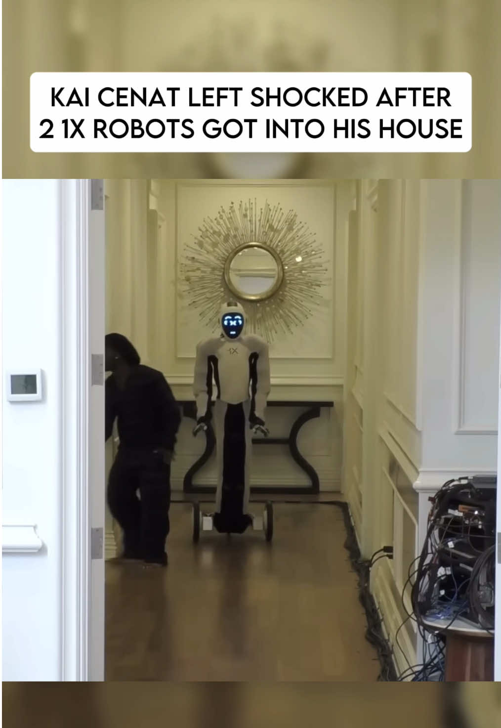 kai cenat left flabbergasted after 2 1x robots get into his house😭 #1xrobot #kaicenat #mafiathon #fyp 