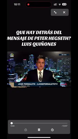 LA VERDAD QUE HAY DETRÁS DEL MENSAJE DE PETER HEGSETH? LUIS QUIÑONES LO EXPLICA. VENEZUELA FALTA POCO, PARA TU LIBERTAD!#venezuela #venezuela🇻🇪 #flypシ #paratiiiiiiiiiiiiiiiiiiiiiiiiiiiiiii #todos 