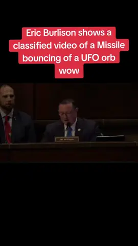 A dec classified video has been released shows a missile failing to take a UFO orb down wow by Eric Burlison at the UFO hearing #Disclosure #UAP #Aliens #nonhumanintelligence #UFO 