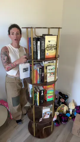 The rotating bookshelf is back on sale #GiftIdeas #RotatingBookshelf #Bookshelf 