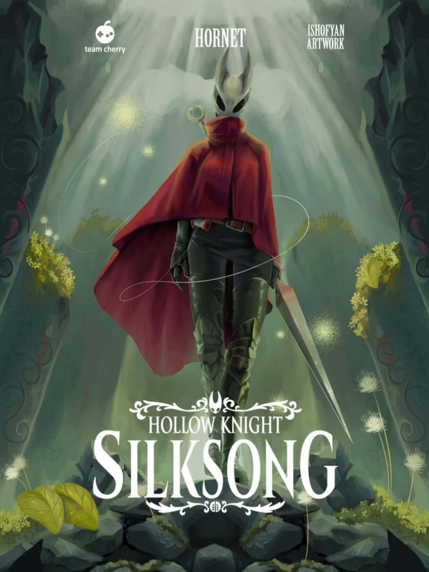 Pernah main hollow knight aja belum tamat ini udah ada sequelnya. silksong Wkwk #silksong #hollowknight #illustration