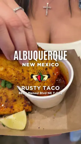 🌮TACO TUESDAY IN ALBUQUERQUE - I can’t stop thinking about the Smashed Cheeseburger Taco from Rusty Taco! And don’t even get me started on their Watermelon Jalapeño Margarita… it’s one of my favorites in town!  I think Rusty Taco is located in such a great spot… shopping followed by tacos and margs is honestly the perfect combination! Thank you to Rusty Taco and @Alyssa for inviting me to enjoy a delicious meal with my friends!  WHAT WE TRIED: Birria Trio Pack - smoky brokset and melty cheese topped with cilantro and white onions - $15 Smashed Cheeseburger Taco - ground beef patty, cheddar cheese, lettuce, pico de gallo, pickles - $5.50 Hook and Heat Taco - white fish topped with creamy baja sauce and jalapeno ranch slaw - $4.95 BBQ Briskey Taco - sweet BBQ caramelized brisket with a crunchy slaw and cilantro - $5.50 Al Pastor Taco - pork, grilled pineapple relish, pineapple creama, and pickled onions - $4.75 Team Fave Chicken Taco - hand-bread chicken, queso, bacon, and pico de gallo - $5.50 Steak, Egg, & Cheese Taco - $3.95 Bacon, Egg & Cheese Taco - $3.50 Churros - $2.50 Rusty Margarita - $7 Watermellon Jalapeno Margarita - $7.50 Strawberry Margarita - 7.50 📍6600 Menaul Blvd NE T-002 Albuquerque, NM 87110 @Amanda G Stevenson  @Yochowdaa   Places to eat in Albuquerque #albuquerque #abqfoodie #albuquerquerestaurant #newmexico #albuquerquenewmexico 