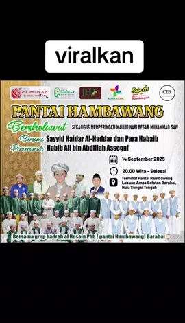 viralkan acara solawatan#al_aman #sayyidhaidar #pantaihambawang #trending @sayyidhaidar 