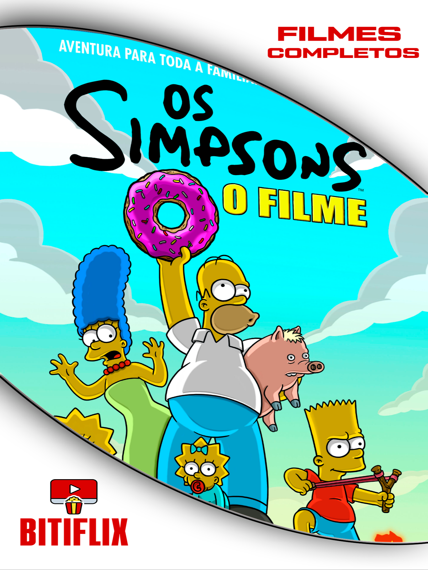 FILME COMPLETO | Os Simpsons (2007) | Sinopse: Homer Simpson (Dan Castellaneta) tem um novo bicho de estimação: um porco. Devido a um silo perfurado e cheio de fezes, um desastre de grandes proporções acontece em Springfield. Isto faz com que uma multidão sedenta por vingança se reúna diante da casa dos Simpsons, querendo Homer e sua família de qualquer jeito. Eles conseguem escapar, mas a partir de então os Simpsons passam a discutir e se dividir sobre o ocorrido. Paralelamente o ocorrido chama a atenção do presidente dos Estados Unidos, Arnold Schwazenegger (Harry Shearer), e do chefe da Agência de Proteção Ambiental, Russ Cargill (Albert Brooks), que planeja realizar um plano diabólico para conter o desastre ocorrido. #Filmes #Filmescompletosdublados #Simpsons #SimpsonsOFilme #FilmeCompleto