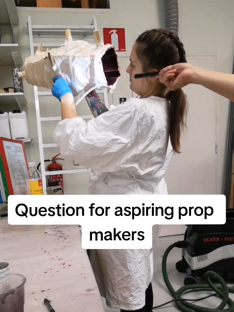 Do you wanna be a film industry prop maker?  🐲✨️ #propmaker #propmaking #artsandcrafts #filmindustry #cosplaytok 
