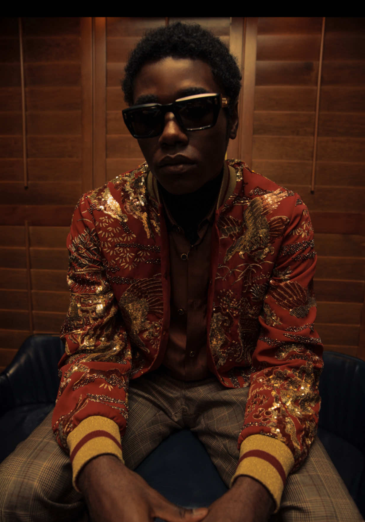 A reflection of Hollywood style - studded leathers, silk prints, heritage checks and intricate woven tapestries set the tone for Autumn-Winter 2025. A tribute to Los Angeles layered identity, the collection captures the city’s enduring blend of tradition and reinvention. Discover the Autumn-Winter 2025 collection now on amiri.com and at AMIRI flagships. #AMIRI 