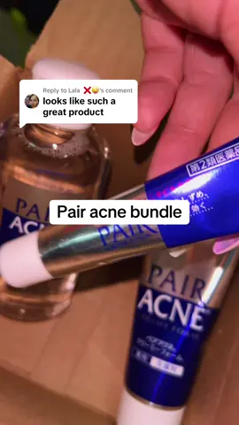 Replying to @Lala  ❌😜 #pairacnecream #pairacnebundle #acneproneskin #acnetok #acnetreatmentskincare 