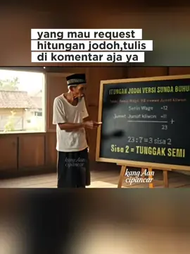 cara hitung nasib asmara Senen wagé bertemu Jumat Kliwon... #trend  #fypシ  #kontensunda  #komedisunda 