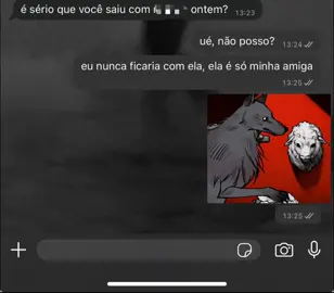 a figurinha do momento kkkkk (código no app sticker ly: RXZX4A ) #figurinha #ciumes #amiga #lobo #ovelha 
