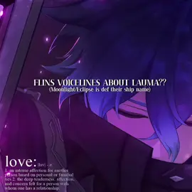 idk which ship name is cute moonlight or Eclipse but GENSHIN HES INLOVE W LAUMA TRUST, HE CALLED HER STUNNING 💌 #GenshinImpact  #flinsgenshin  #laumagenshin  #genshintok #mlw 