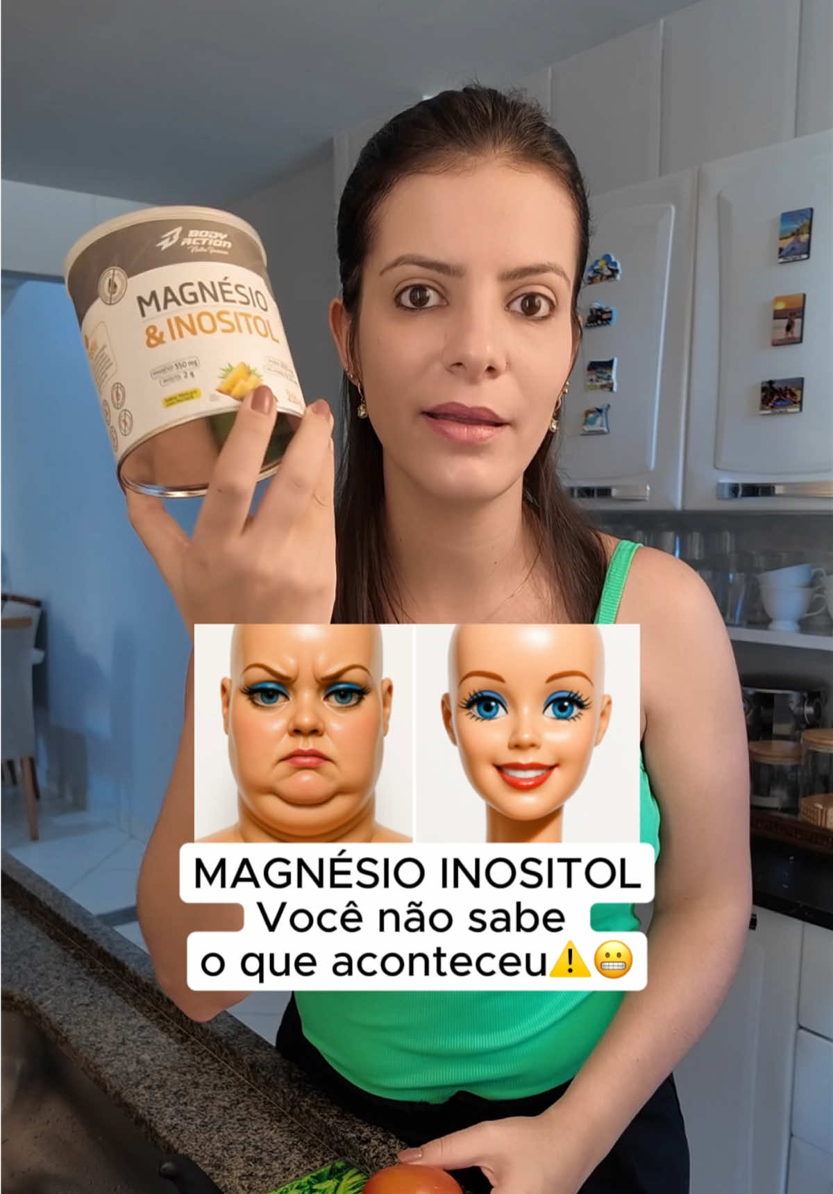 Pra quê que eu fui inventar de tomar esse Magnésio Inositol? E agora tão me perguntando se eu fiz harmonização facial e lipo pq eu desinchei enperdi a cara de lua e pochete. 🤭 #magnesio #magnesioinositol #inchaco #sono  #saudefeminina