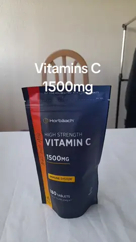 #Vitamins C 1500mg tablets 180 high strength immune system food supplements 