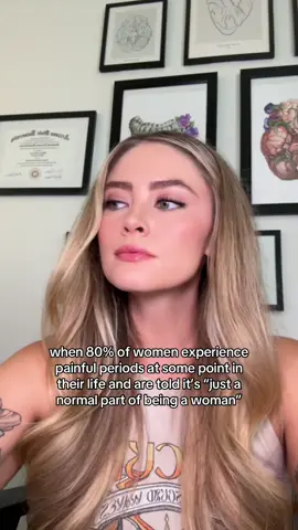 Ladies please hear me when I say this: painful periods that cause you to miss work, have sleepless nights, and impact your overall quality of life is absolutely NOT a “normal” part of being a woman.  #womenshealth #endometriosisawareness #endogirl #periods #pcos 