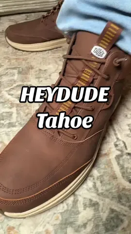 The new @HeyDude  Tahoe boots are here 🍂 Rugged enough for everyday wear, but still lightweight and cozy like your favorite HEYDUDEs. Perfect for fall + winter adventures, and they’re already selling fast so don’t miss your chance to snag a pair! #HeyDudeShoes #FallBootStyle #LightweightComfort #tiktokshopcreatorpicks #creatoricons 