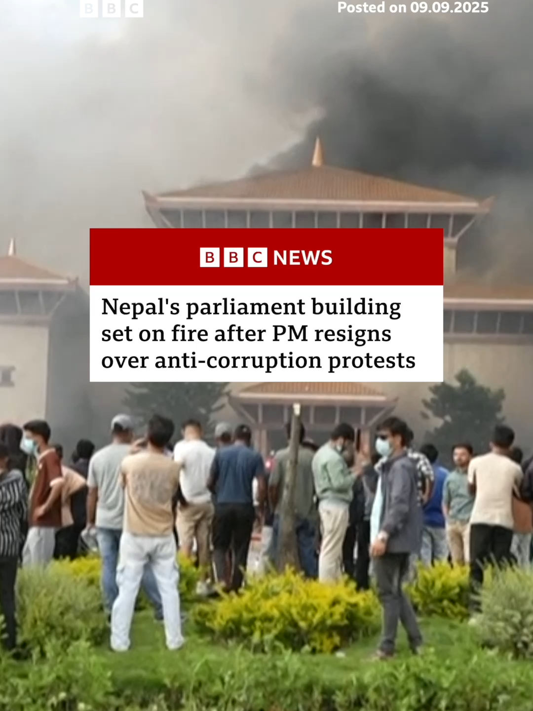 This comes after the country's prime minister, KP Sharma Oli, resigned following unrest fuelled by anger over corruption and 