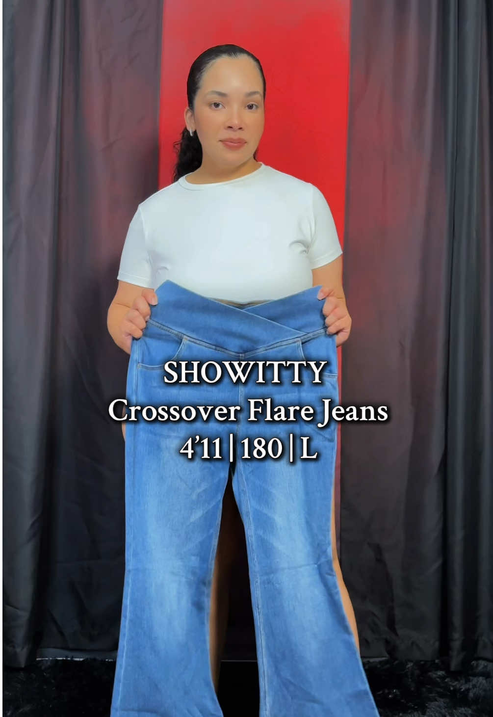 New SHOWITTY Crossover Flare Jeans @Showitty  10/10 #tiktokshopcreatorpicks #tiktokmademebuyit #fyp #showitty 