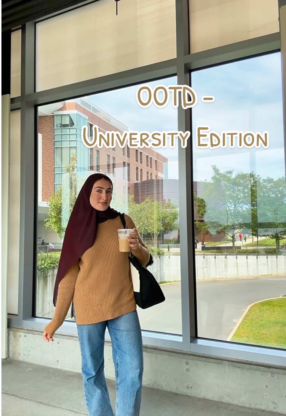 What I wear to university : a seriesss 🧚🏼 #modestoutfits #hijabi #modestinspo #حجاب #اكسبلوررر 