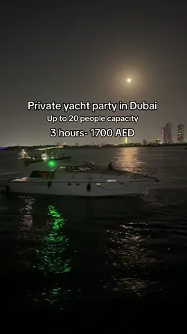 Private yacht in Dubai 