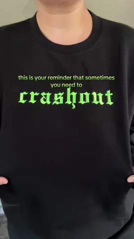 I had a calm crash out this morning on our property management company (day 5 of no stove after having a gas leak and they won’t return our calls. I went to their office and the locations don’t exist 💃🏻) anyways,  I feel so much better 😩🤌🏼 #crashout #crashoutsweatshirt #sweatshirt #crashingout #shegovibes 
