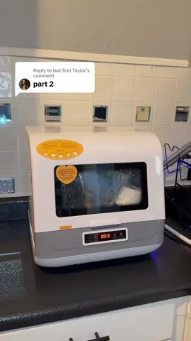 Replying to @last first Taylor Here’s my REAL raw and uncut review of the desktop portable dishwasher. #apartment #portabledishwasher #dishwasher #Home 
