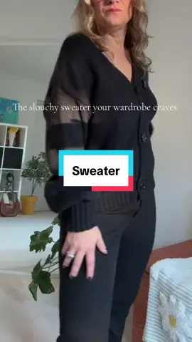 I am in love with this V-neck sweater. The lantern sleeves just make it. It is so soft and cozy.