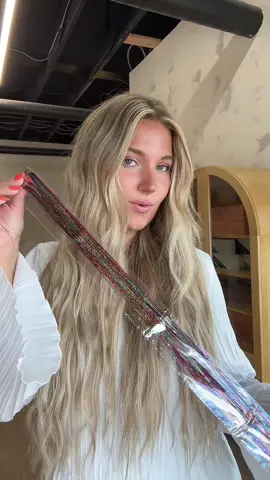 tinsel tour! #hairtok #hairtinsel #tinsel #fairyhair #tinselhair 