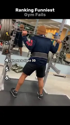 Ranking The Funniest Gym Fails😂❤️ #ranking #tiktok #funny #gymfails #gym 