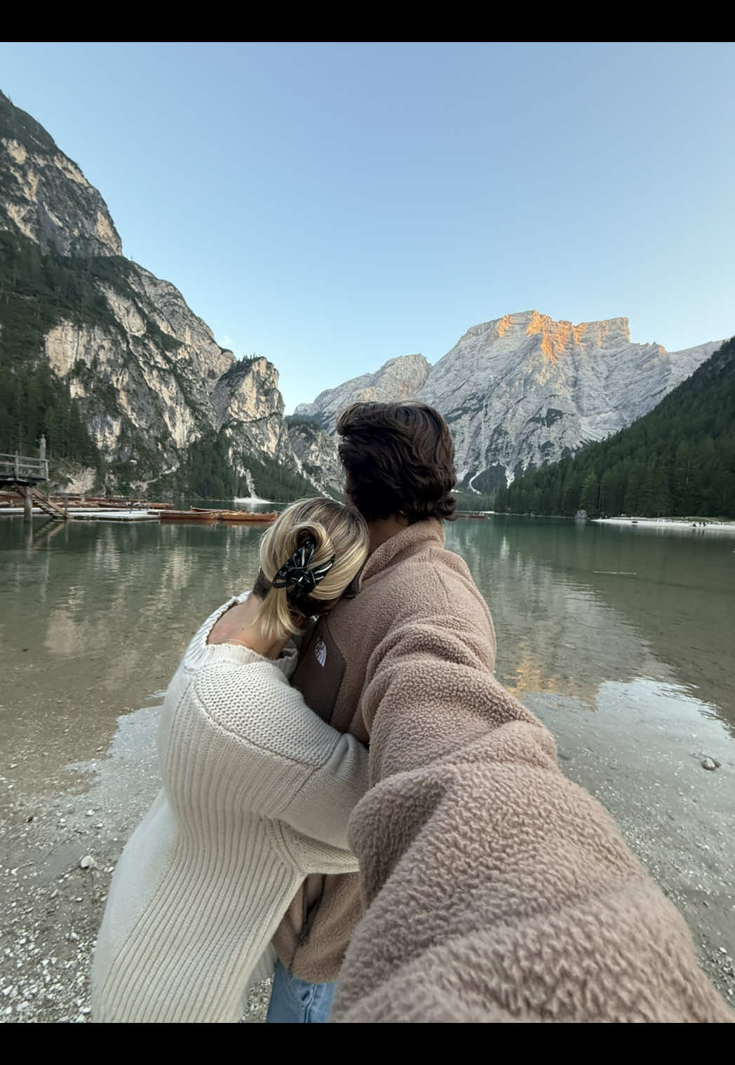 just you and me in a freezing lake in the mountains 