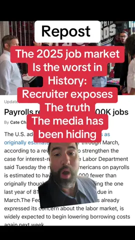 Been saying this for years… turns out I was right #jobmarket #jobsearch