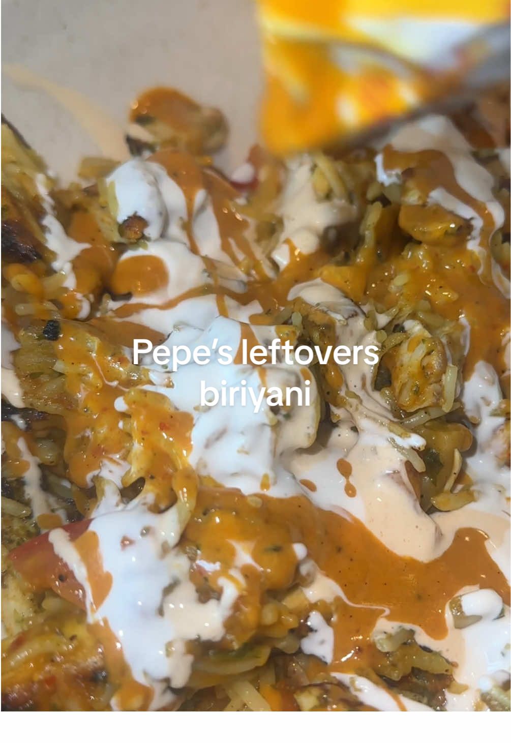 On the off chance you ever have left over Pepe’s, this was gorgeous x