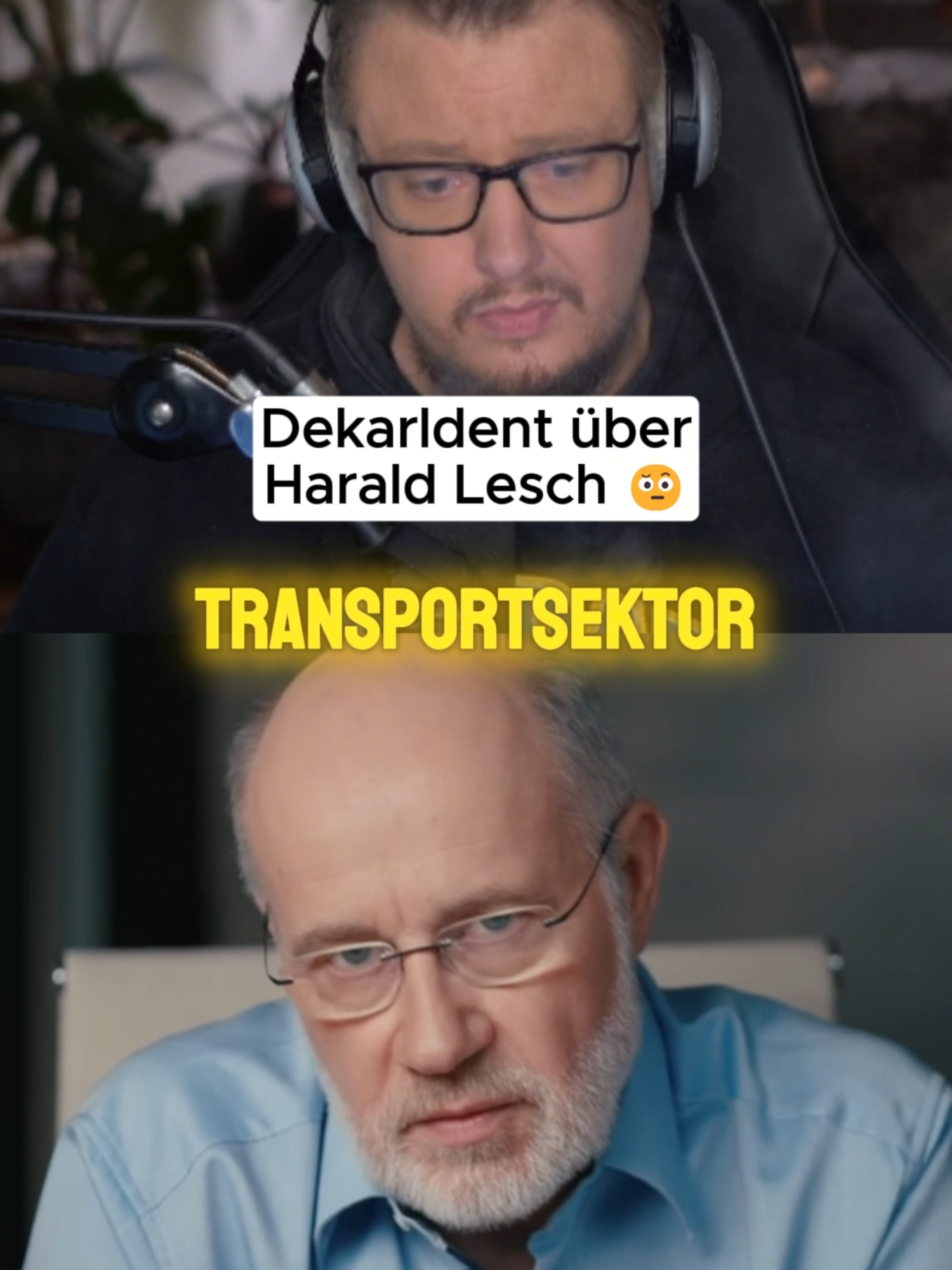 Dekarldent über Harald Lesch 🤨 #twitch #reaction #streamer #clips #deutschland #clipsdetwitch #twitchde