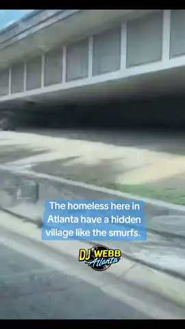 Just like the Smurfs...... #Atlanta #Hidden #village #djwebbatlanta 