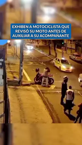 🚨 Grave accidente en Ecuador  Un motociclista ignoró la luz roja y provocó un violento choque que dejó a su acompañante gravemente herida. El hecho quedó registrado por cámaras de seguridad y ya es viral en redes. #Sangolquí #Accidente #NoticiasEcuador #Ecuador