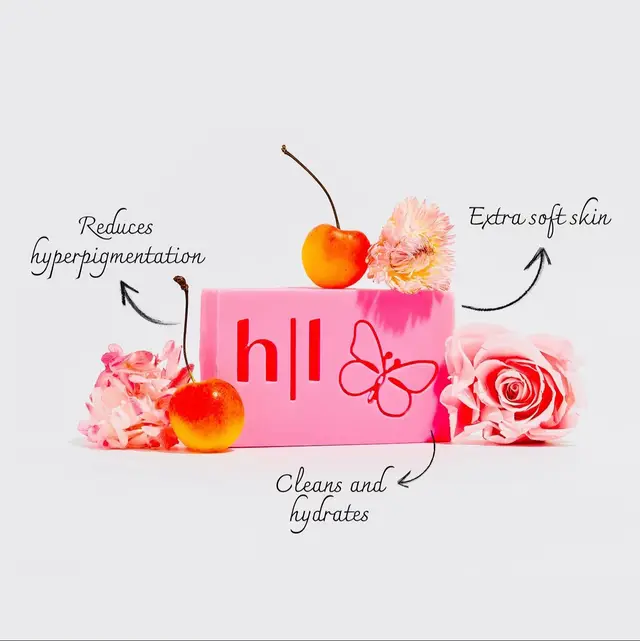 Introducing our Cherry Blossom + Peony + Passionflower bar soap. This soap bar is formulated with plant based milk, superfoods and botanical oils to soother skin, reduce hyperpigmentation and restore the microbiome. #bodycare #skincare 