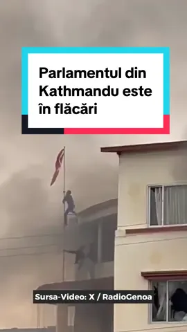 Parlamentul din Kathmandu este în flăcări #nepal #guvern #news #stirilezilei #gandul