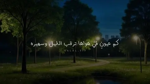 كم عيون في هواها ترقب الليل #خالد_ال_بريك #بدون_موسيقى #شعر #شيلات 
