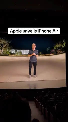 Apple has just unveiled iPhone Air, its thinnest phone ever at 5.6mm thick! #apple #iphoneair #appleevent #Tech #iphone 