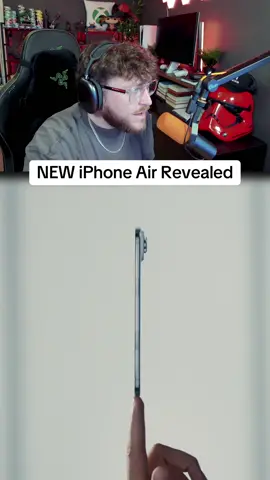 Apple just REVEALED the new iPhone AIR which is the THINNEST and TOUGHEST iPhone yet… #Apple #iPhone #Tech #Technology #AppleEvent 