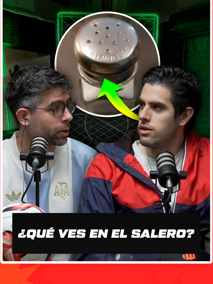 Nos sumamos al test del salero, ¿vos qué ves? #salero #enganche #futbol #vardecopas 