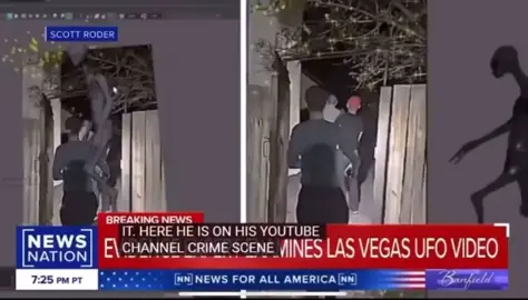 Las Vegas ‘alien’ video showing ‘8-foot-tall transparent creatures using “cloaking” technology creeping around yard is real and authentic. Scott Roder has testified as an expert in some of the most highly publicized criminal cases in the world. In one second of real time, there are 30 frames that show a “head… with smoke around it,” which Roder called “some sort of cloaking device,” moving into the top right corner of the video and peering over the fence. “I applied the same principles that I would apply to any kind of homicide investigation,” said Roder, who testified in cases like Oscar Pistorious’ murder trial. “At this particular time, with what we’ve seen here, is proof of a couple of things. That these entities… are real. They’re there. This is not fake. This is not a fraud.” Link to article ⬇️⬇️⬇️ https://www.foxnews.com/us/las-vegas-alien-video-shows-least-2-beings-using-cloaking-device-im-opening-up-peer-review