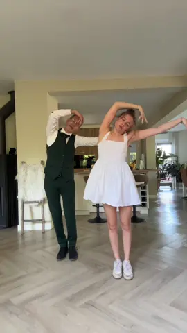 AD | channeling our inner Enid and Agnes 🤍💚#WednesdayNetflix #dancingdad