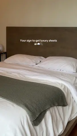 Luxury sheets without the price tags ✨☁️ #bedding #sheetset #fallbedding #freshsheets 