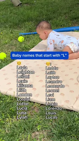 L is for love (and lots of adorable baby names). 💕 From Levi to Lylah, L names are leading the charts. 📈 #babynames #boynames #girlnames #babyboynames #babygirlnames 