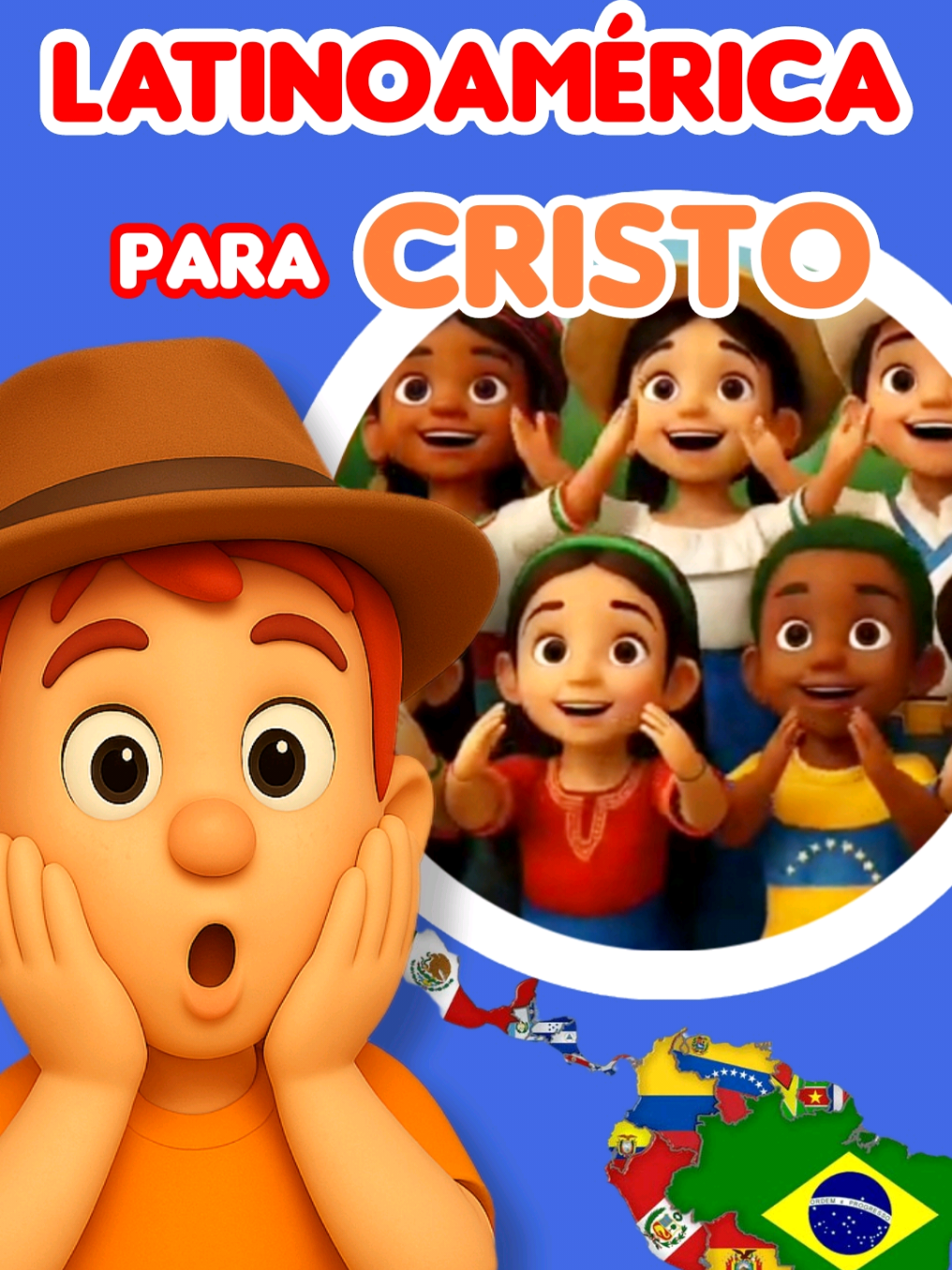 Una alabanza vibrante que une las voces de las naciones latinoamericanas en gratitud y adoración a Dios. Con ritmos autóctonos, colores culturales y corazones encendidos, este video celebra que desde cada rincón de América Latina se eleva una misma canción: ¡Dios es bueno y digno de toda gloria! #videoinfantil #videocristiano #cancioncristiana #alabanzacristiana #alabandoadios