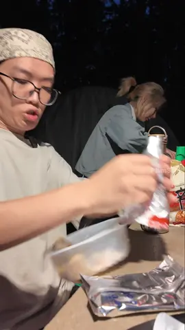 Would you eat something like this at camping? #asianfood #hotpot #camping #campingfood #chinesefood  
