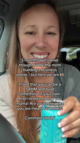 Never in a million years did I think I’d be building a business online while raising my kids… but here I am. Proof that if I can figure this out, so can you! And I’m here to help🫶🏻 Comment ‘HOW’ and let’s chat! #makemoneyonline #timefreedom #makemoneyfromyourphone #SAHM #onlinebusiness 