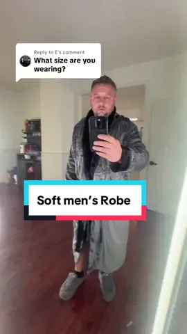 Replying to @E #robe #mensclothing #bathrobe 