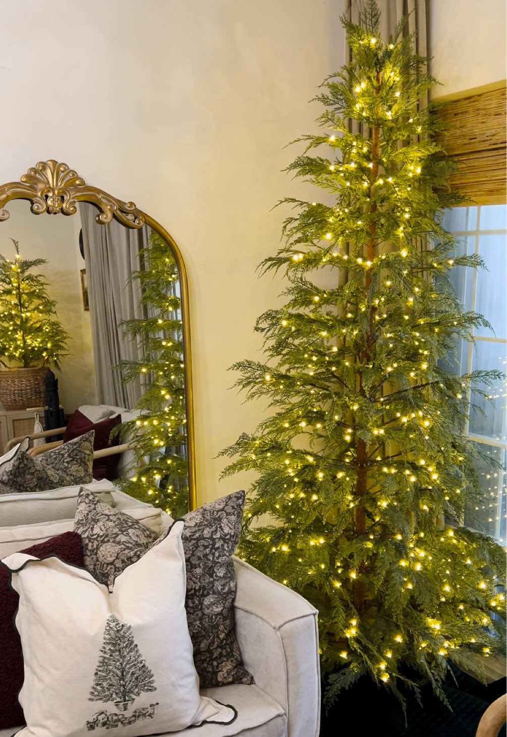 The viral Christmas trees are back in stock! 🎄 Click the link in my story repost or in my bio to shop  . . . #christmastree #treesale #backinstock #christmastime #holidayseason 